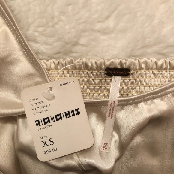 NWT Free People Hold Me Tight Corset in Milk Blossom (XS) - Picture 6 of 6